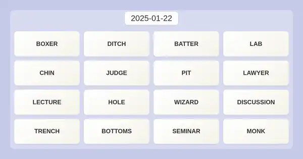 NYT Connections #591