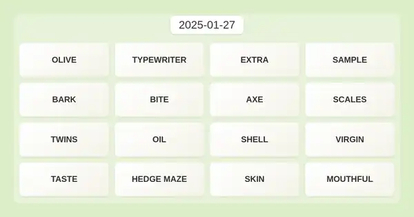 NYT Connections #596