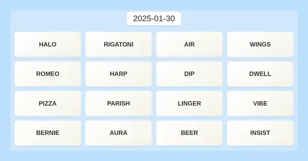 NYT Connections #599