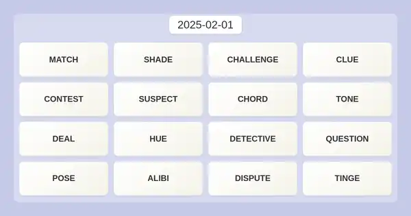 NYT Connections #601