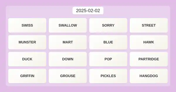 NYT Connections #602