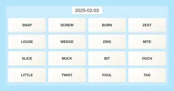 NYT Connections #603