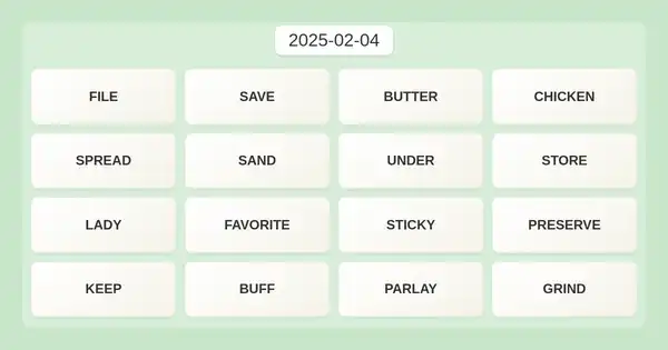 NYT Connections #604