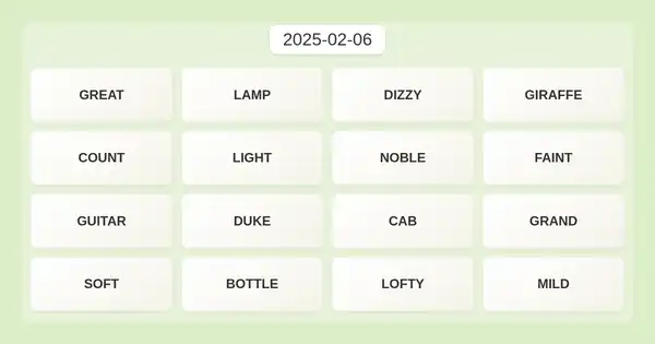 NYT Connections #606