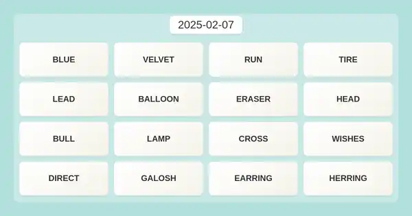 NYT Connections #607