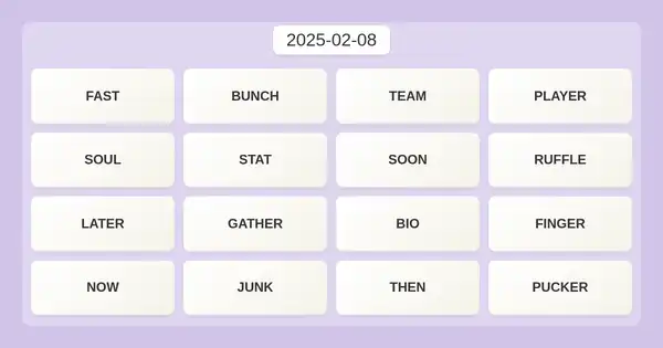 NYT Connections #608