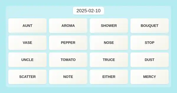 NYT Connections #610