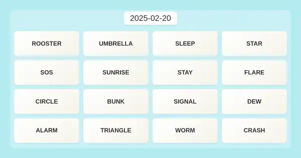 NYT Connections #620