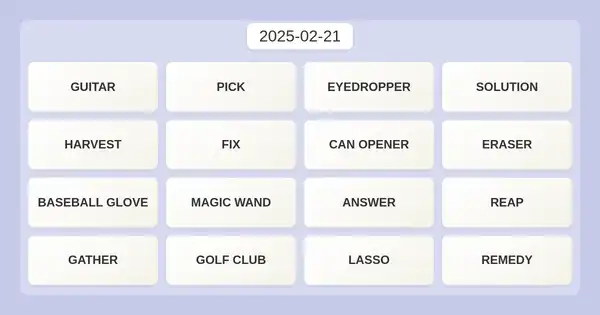 NYT Connections #621