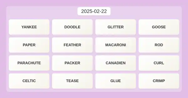 NYT Connections #622