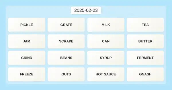 NYT Connections #623