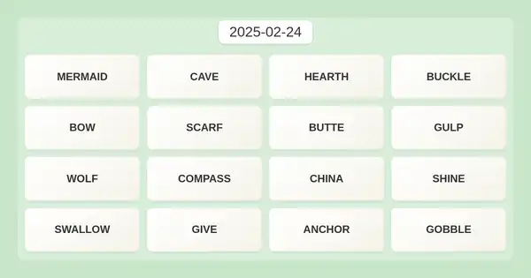 NYT Connections #624