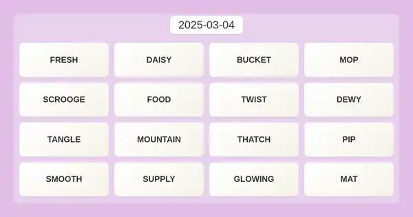 NYT Connections #632