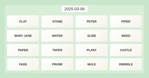 NYT Connections #634