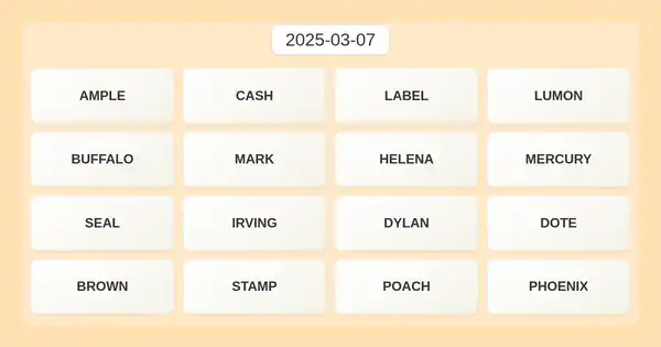 NYT Connections #635