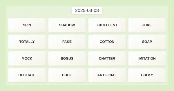 NYT Connections #636