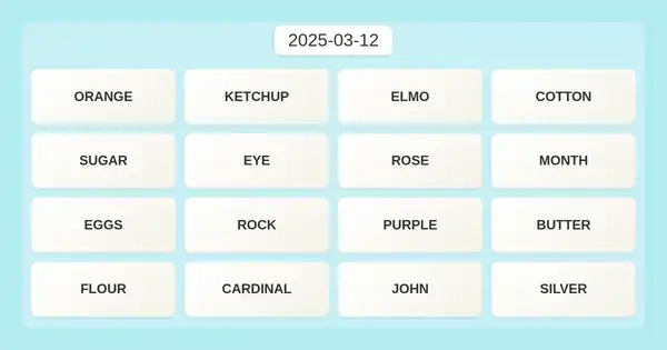 NYT Connections #640