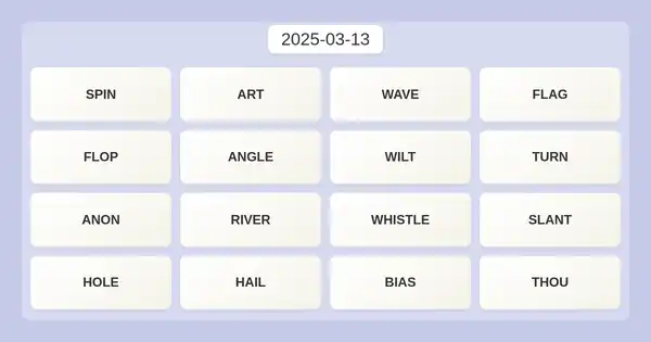 NYT Connections #641