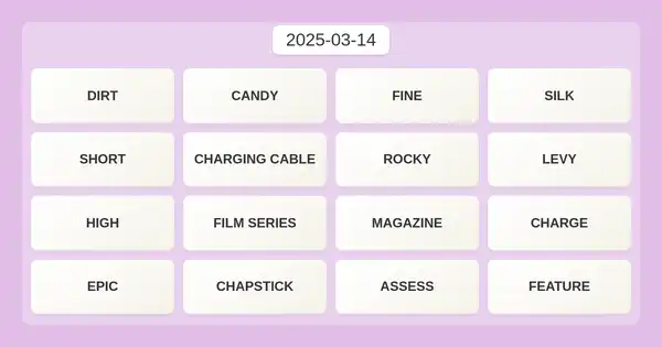 NYT Connections #642