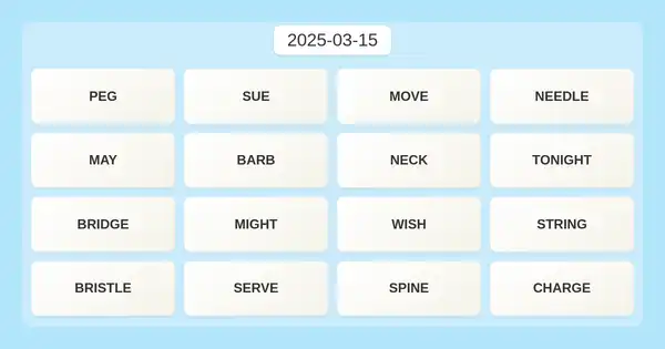 NYT Connections #643