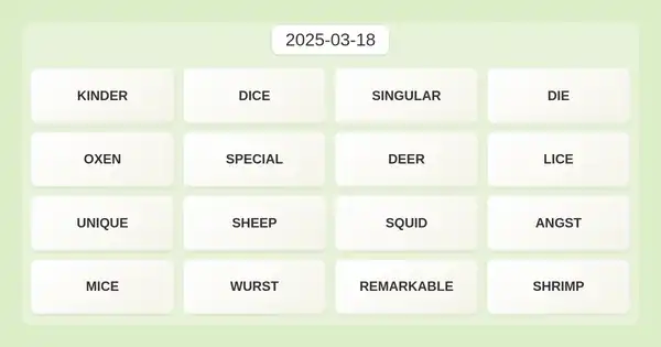 NYT Connections #646