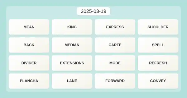 NYT Connections #647