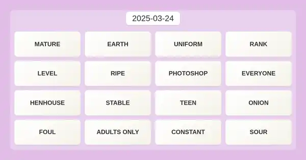 NYT Connections #652