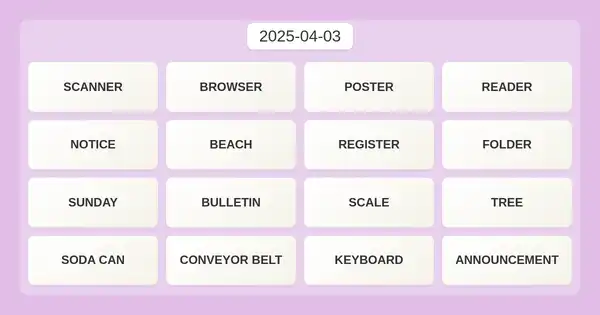 NYT Connections #662